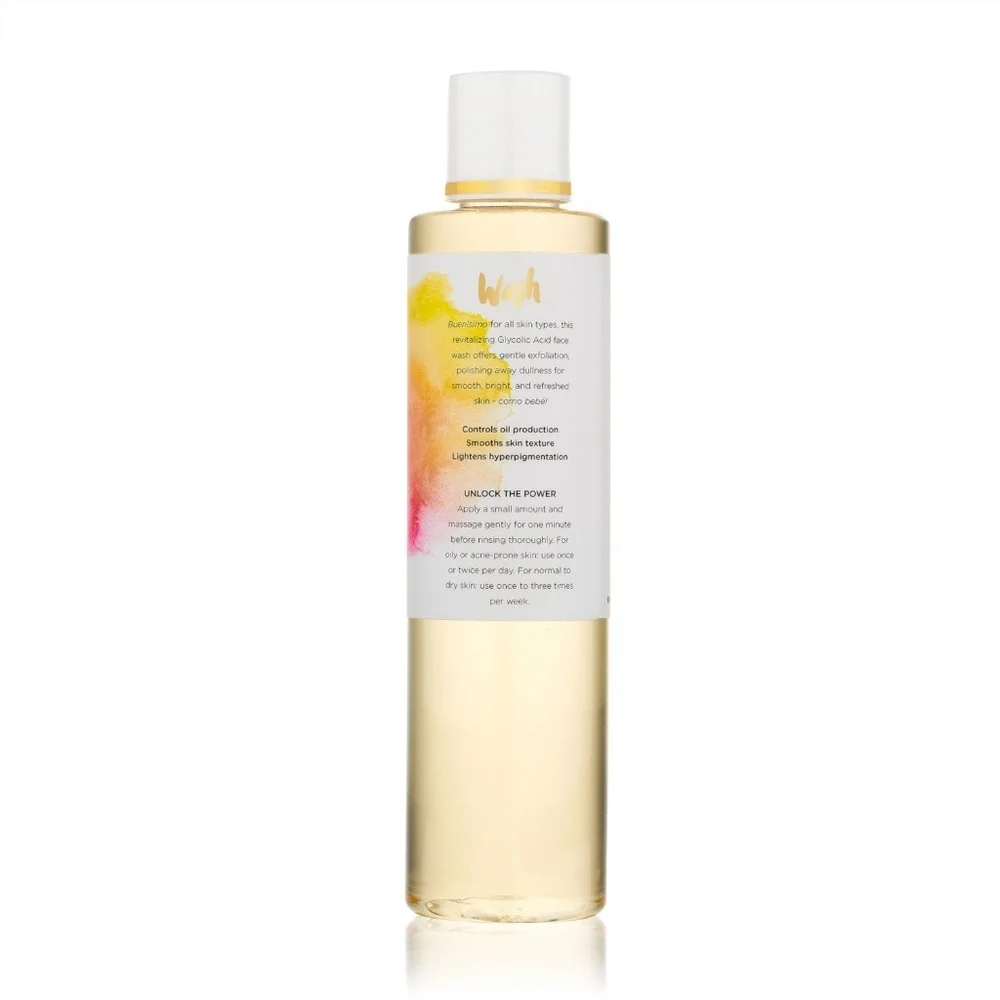 Mia Del Mar Instant Bliss Glycolic Face Wash, Smooth & Glowing, 6.7 fl oz, New - Picture 3 of 4
